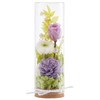 Marika Flower Preserved Flower Offering Flower Bottle (Purple)