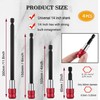 LxcshLjx 4Pcs Drill Bit Extension Set, Magnetic Screwdriver Bit Holder,
