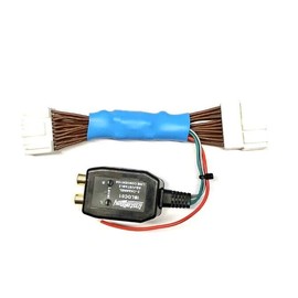 Add an Amp Sub Bass Amplifier Adapter Interface to Factory OEM Car Stereo Radio System- Made for Some Acura, Made for Some Honda: 1998-2007 Accord, 1999-2005 Civic, Etc.- No Factory External Amp