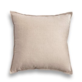 20"x20" Pillowcase with Zipper Cousion Cover Yellow Decor Cotton Linen with Unique Design to Embellish Meeting Room/House/Garden,(50 x 50cm), Light Linen