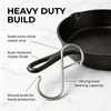 LUCTHY 10 Pcs S Hooks with Safety Buckle, Silver Heavy