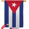 Nationality Cuba Garden House Flags Kit Regional Nation International World