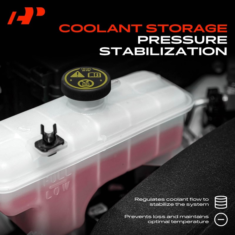 A-Premium Engine Coolant Overflow Recovery Expansion Tank [with Cap] Compatible