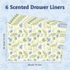 SCENTORINI Linen Scented Drawer Liners, Scent Paper Liners for Wardrobe,