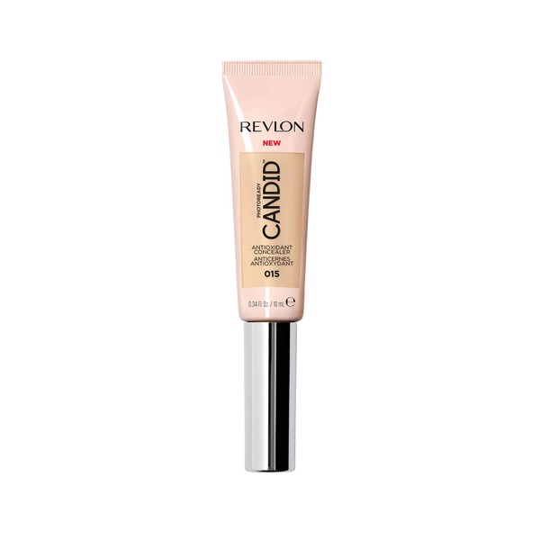 Revlon PhotoReady Candid Concealer, with Anti-Pollution, Antioxidant, Anti-Blue Light Ingredients, without Parabens, Pthalates and Fragrances; Light.34 Fluid Oz