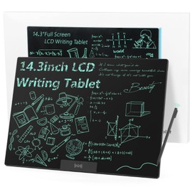 Czemo LCD Writing Board, 14.3 Inches, Reusable LCD Writing Boards, Adults, Digital Writing Tablet, Magic Board for Office, Classroom, Memo, Notes, Agenda, Sketches, Plain Colour