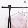 Importeek 20 Ganchos Ropa Alambre Acero Inoxidable Forrado Tintoreria