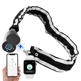 Eseesmart Fingerprint Chain Lock Bicycle Lock Fingerprint with Fingerprint Phone App 100 cm Length Waterproof Keyless Bicycle Locks