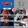 URLWALL 2pcs Helmet Quick Release Buckle Replacement Kit, All Stainless
