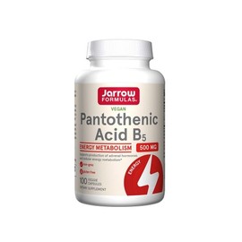 자로우 포뮬러스 비건 판토텐산 B5 500mg 100정 Jarow Formulas Vegan Pantothenic Acid B5 500mg 100 Tablets