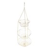 Multifunction 3 Tier Removable Hanging Fruit Baskets Vegetable Storage Organizer