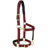 Weaver Leather Padded Adjustable Nylon Horse Halter, Red, 1" Small