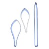 Crocus and Leaf Sugarcraft Cutter Set - Stainless Steel -