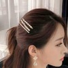[더블디] 스타일업되는 5피스 1세트 단아한 헤어 진주실핀 [Double D] 5-Piece Set of Elegant Hair Pearl Pins for Stylish Updos