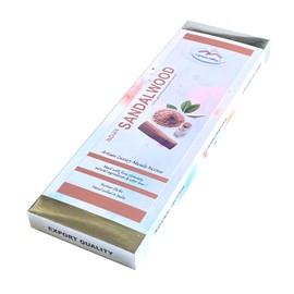 Aroma Valley Indian Sandalwood Incense Sticks - Artisan Luxury Masala Incense - Divine Scent for Home, Meditation & Aromatherapy - Natural, Sustainably Resourced - Handcrafted 30 Sticks