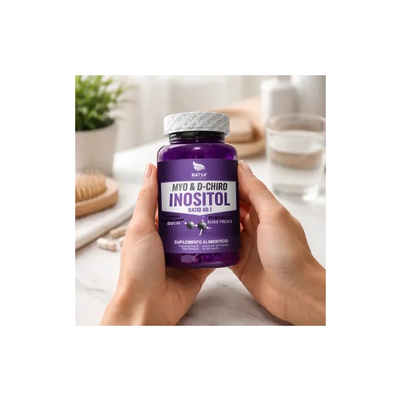 Myo & D-chiro Inositol 40:1, 100 Cápsulas, Ultra Concentrado, Combinación