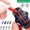 Geeorzo Golf Ball Line Drawing Marking Alignment Kits, 2 Pack