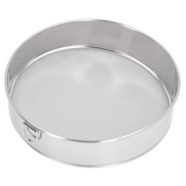 Large 80 Mesh Sieve, Flour Sieve, Plated Stainless Steel Sieve, Easy to Clean, Multifunctional