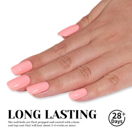 TUTUYU Light Pink Gel Nail Polish, Ballet Baby Pink Gel Polish Color for Spring Summer,Gift for Girls Women, UV/LED Nail Lamp Required