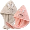 SECFOU Toalla para Cabello y Absorbente de Microfibra, Secado Rápido,