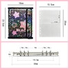Ta Merry Large Size A5 Binder for Girls, Transparent, Includes