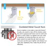 Faucet Lock Nut Universal Quick Install Anti Lost Sink Fixing