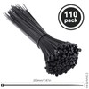 Vinabo Pack of 110 Cable Ties 2.5 x 200 mm,