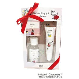 Honyarado Moomin Yuzu Bath & Body Care Gift Soap, Bubble Bath, Vaseline Lip, Gift Set, Yellow, Size: Approx. W 7.1 x D 4.3 inches (18 x 11 x 4.5 cm)