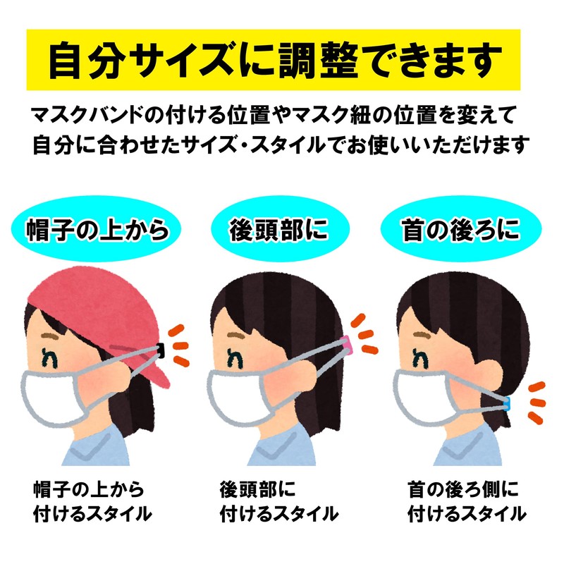 Mono House Mask Belt [Stretchable] Ear Ita Reduction (Made in