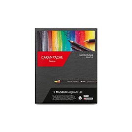 Museum Watercolor Pencil Case 12 Colors Caran D'Ache