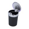 Car Ashtray ABS Portable Cylinder Shape Ash Tray with Blue