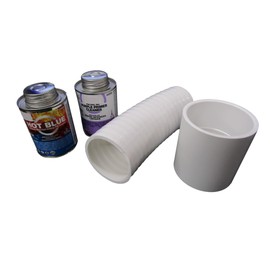 2" Manifold Coupler Glue Kit Old Plumbing to New Hot Tub Spa Part for 1-2 Manifolds