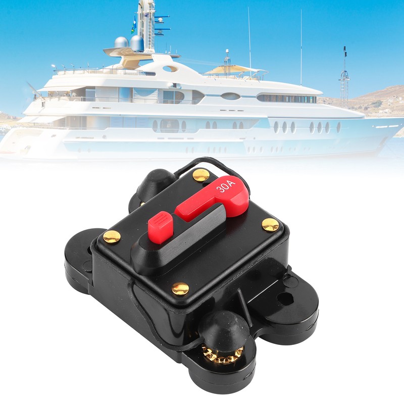 Car Audio System Fuseholder Automatic Circuit Breaker 12V‑24V DC Auto