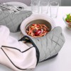 ARCLIBER Oven Mitts 1 Pair of Quilted LiningHeat Resistant Kitchen