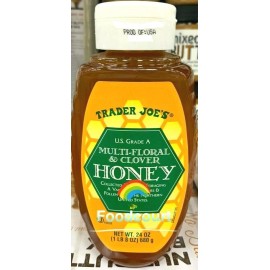 Trader Joe's 2 Packs Trader Joe's Multi-Floral & Clover Honey U.S. Grade A 24 oz Each Pack