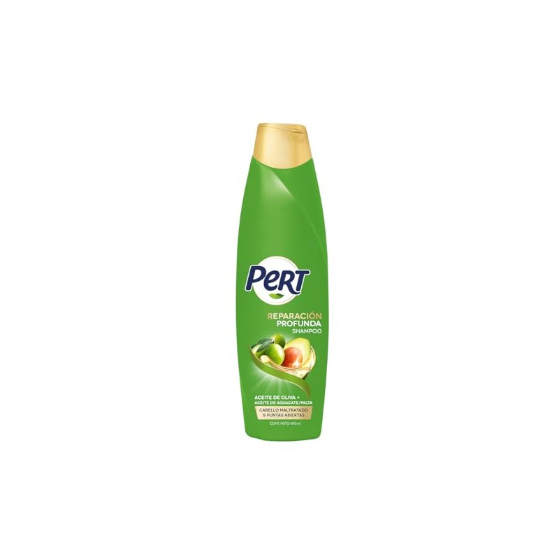 PERT, Shampoo Olivo y Aguacate | Repara profundamente el cabello