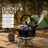 SA Products Camping Kettle 3L - Stainless Steel Whistling Kettle