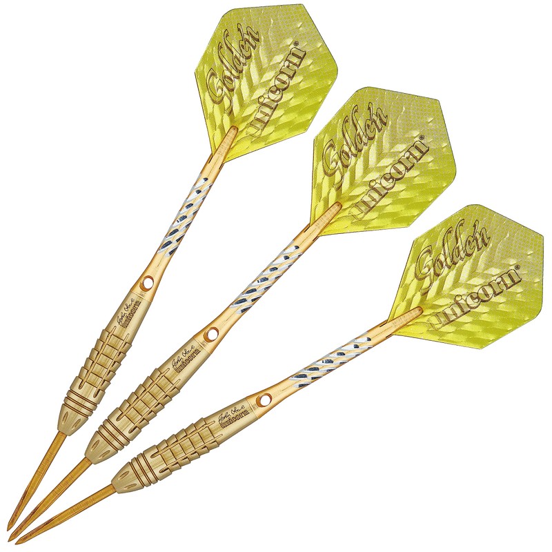 Unicorn World Champion Phase 3|John Lowe|Steel Tip Darts, Gold, 21