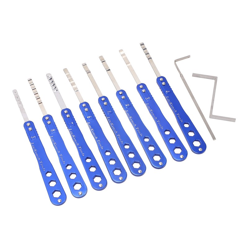 8Pcs Pickup Tool Stainless Steel High Accuracy Single Hook Pick