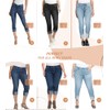 Hybrid & Company Women's Perfectly Shaping Stretchy Deep Cuff Denim