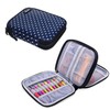 Damero Affordable Crochet Storage Case, Double Layer Crochet Set, Crochet