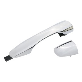 APPERFiT Exterior Door Handle w/End Cap Cover for Rear Door Right Passenger Side Chrome Compatible with Kia Sorento 2016 2017 2018 2019 2020 Replaces 82661-C5010 83662-C5010