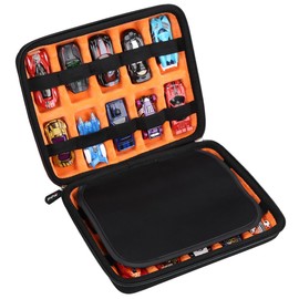 Mchoi Hot Wheels Case Storage for 20 Cars, Toy Car Organizer for Your Matchbox Cars Storage, Case Only