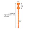 Medsuo Adjustable Bowtie, Men BowtiePre-Tied Bow Tie for Parties (Orange)