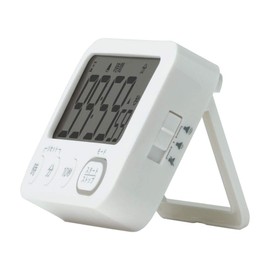 Sonic Toki Sapo LV-3288-W Timer, 100 Hours, With Stand, Light Notification, White