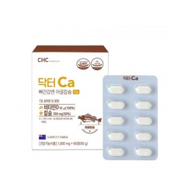 Biopharm Co., Ltd. CHC Doctor Ca (Fishbone Calcium) 1,000mg x 60 tablets / CHC 닥터Ca(어골칼슘) 1,000mg x 60정