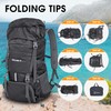 4Monster Portable Hiking Backpack,Lightweight Packable Outdoor Daypack,Water Resistant Carry on
