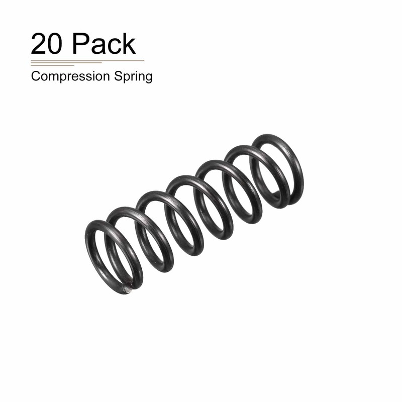 DTGN 1.2x9x25mm(DxODxL) Compression Spring - 20Pack - Good for Machinery