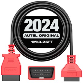 Autel OBD2 Verlängerungskabel, 16 Poliges OBDII Diagnose Verlängerungskabel, Stecker auf Buchse, OBD2 Kabeladapter für OBD2 Diagnosetool, Kompatibel mit Allen OBD2 Fahrzeugen (3.3 Fuß/1M)