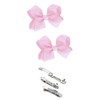 WD2U Girls Set of 2 Small Grosgrain 3" Pigtail Hair